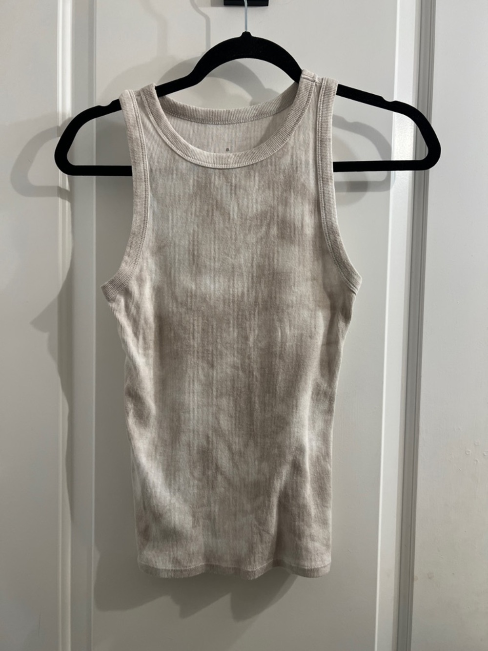 a new day Ribbed Tank Top in Cream Taupe